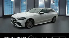 Weiß Gebraucht 2024 Mercedes C200 AMG line Kombi | 40.390 € (Fairer Preis)