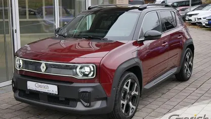 Neu Renault 4 E-Tech Komfort 110 kW (150 PS) 2025 Karmesinrot, schwarzes dach SUV