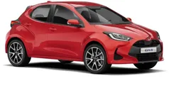 Karminarot / dach schwarz Neu 2025 Toyota Yaris Plus Limousine | 32.950 € (Teuer)