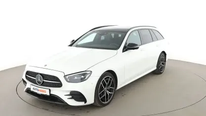 Gebraucht Mercedes E220 AMG line 2021 Weiß Kombi