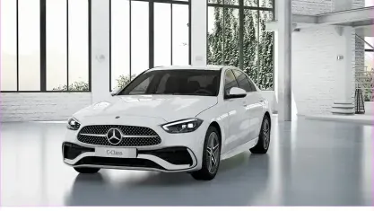 Gebraucht Mercedes C200 AMG 204 PS (150 kW) 2022 Weiß Limousine