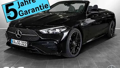 Metalliclack obsidianschwarz Gebraucht 2025 Mercedes CLE220 AMG Cabrio | 59.998 € (Fairer Preis)