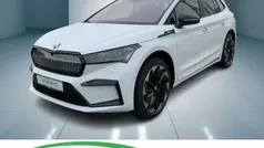 Moonweiß metallic (weiß) metallic Gebraucht 2024 Skoda Enyaq iV SportLine SUV | 54.770 € (Fairer Preis)