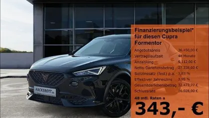 Schwarz Gebraucht 2024 Cupra Formentor VZ SUV | 34.960 € (Fairer Preis)
