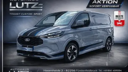 Nouvelle Ford Transit Custom Sport 233 ch (171 kW) 2026 Gris Van
