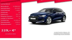 Navarrablau Gebraucht 2024 Audi A3 Sportback Performance Limousine | 32.988 € (Fairer Preis)