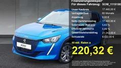 Blau perlmutt Gebraucht 2021 Peugeot e-208 Allure Kleinwagen | 17.440 € (Fairer Preis)
