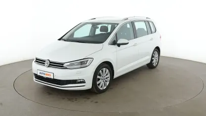 Gebraucht VW Touran Highline 150 PS (110 kW) 2019 Weiß Van / Kleinbus