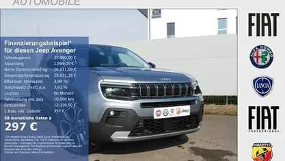 Gebraucht Jeep Avenger Summit 110 PS (80 kW) 2025 SUV