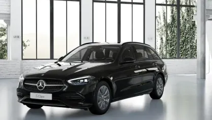 Gebraucht Mercedes C220 200 PS (147 kW) 2021 Unilack schwarz uni Kombi