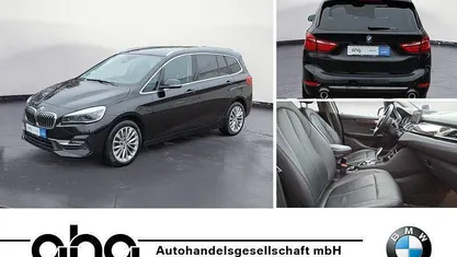 Gebraucht BMW 218 Gran Tourer Luxury Line 150 PS (110 kW) 2021 Schwarz Van / Kleinbus
