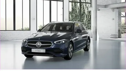 Gebraucht Mercedes C220 Avantgarde 200 PS (147 kW) 2023 Blau Limousine