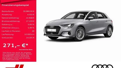 Gebraucht Audi A3 Advanced Plus 150 PS (110 kW) 2024 Florettsilber metallic Limousine