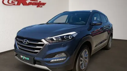 Gebraucht Hyundai Tucson Trend 132 PS (97 kW) 2018 Stargazing blue SUV