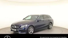 Cavansitblau metallic Gebraucht 2017 Mercedes C350e AMG line Kombi | 24.899 € (Fairer Preis)