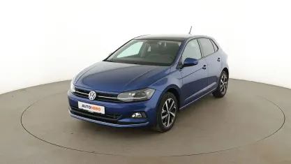 Gebraucht VW Polo Highline 2018 Blau Kleinwagen