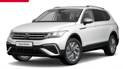 Gebraucht VW Tiguan Allspace Life 200 PS (147 kW) 2022 Pure white SUV