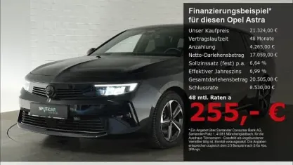 Gebraucht Opel Astra 131 PS (96 kW) 2024 Karbon schwarz Kleinwagen