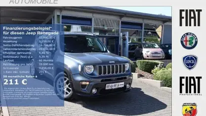 Gebraucht Jeep Renegade Limited 150 PS (110 kW) 2021 Grau SUV