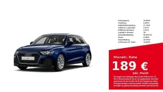Blau Gebraucht 2024 Audi A1 Sportback Advanced Kleinwagen | 24.380 € (Superpreis)