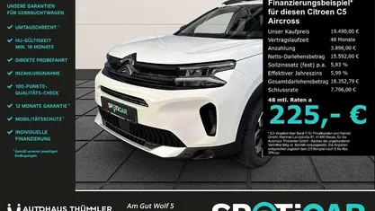 Weiß Gebraucht 2024 Citroën C5 Aircross SUV | 19.490 € (Guter Preis)