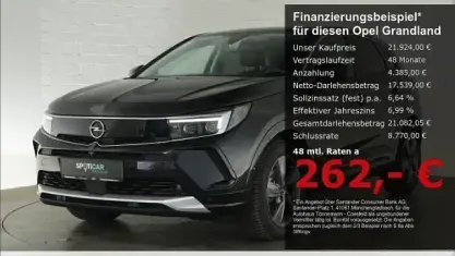 Gebraucht Opel Grandland X Elegance 131 PS (96 kW) 2023 Karbon schwarz (metallic) SUV