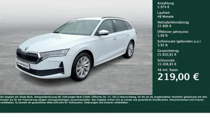 Gebraucht Skoda Octavia Selection 150 PS (110 kW) 2025 Moonweiss metallic Kombi