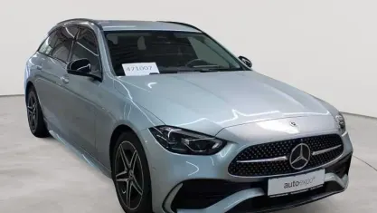Gebraucht Mercedes C220 AMG line 200 PS (147 kW) 2024 Hightechsilber metallic Kombi