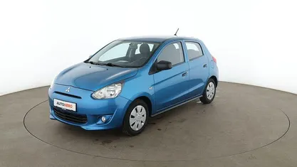 Gebraucht Mitsubishi Space Star Diamant Edition 71 PS (52 kW) 2016 Blau Kleinwagen