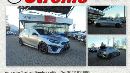 Lunarsilber metallic Gebraucht 2024 Kia Ceed GT Comfort Limousine | 28.350 € (Fairer Preis)