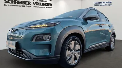 Gebraucht Hyundai Kona Premium 150 kW (204 PS) 2020 Blau SUV