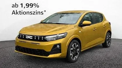 Neu Dacia Sandero Journey 122 PS (89 kW) 2025 Gelb Limousine