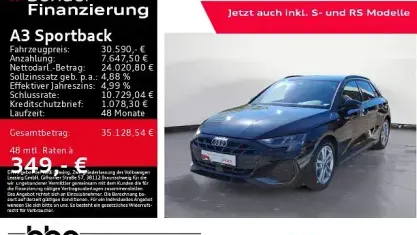 Gebraucht Audi A3 S-Line 150 PS (110 kW) 2025 Schwarz Kombi