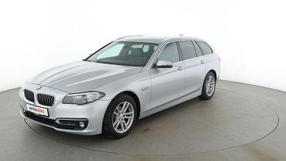 Brugt BMW 520 Luxury Line 184 HK (135 kW) 2017 Sølv Stationcar