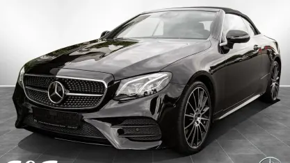 Gebraucht Mercedes E400 AMG 333 PS (244 kW) 2018 Metalliclack obsidianschwarz Cabrio