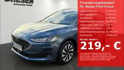 Gebraucht Ford Focus Titanium 125 PS (91 kW) 2025 Blau Kombi