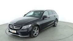 Schwarz Gebraucht 2016 Mercedes C400 AMG line Kombi | 26.980 € (Fairer Preis)