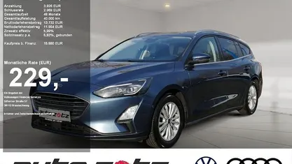 Blau Gebraucht 2020 Ford Focus Titanium S Limousine | 15.390 € (Fairer Preis)