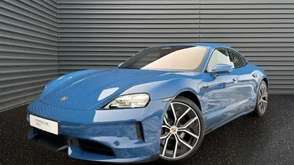Neu Porsche Taycan Black Edition 319 kW (435 PS) 2025 Neptunblau Limousine