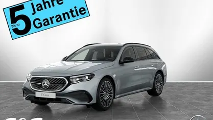 Metalliclack hightechsilber Gebraucht 2025 Mercedes E300 AMG Kombi | 77.899 €
