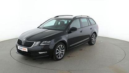 Occasion Skoda Octavia Soleil 150 PK (110 kW) 2019 Zwart Stationwagen