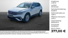 Weiß Gebraucht 2022 VW Tiguan Allspace Life SUV | 29.940 € (Fairer Preis)