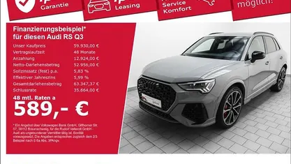 Grau Gebraucht 2024 Audi RS Q3 Sport SUV | 59.930 € (Fairer Preis)