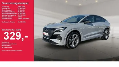 Grau Gebraucht 2022 Audi Q4 Sportback e-tron S-Line SUV | 32.827 € (Fairer Preis)