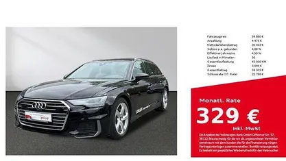 Mythosschwarz metallic Gebraucht 2023 Audi A6 Sport Kombi | 34.880 € (Guter Preis)