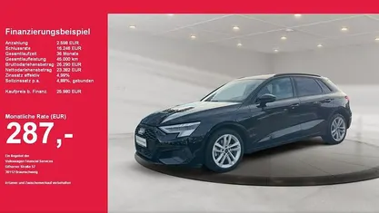 Schwarz Gebraucht 2022 Audi A3 Sport Limousine | 25.980 € (Fairer Preis)