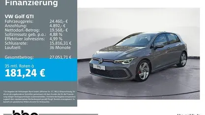 Grau Gebraucht 2022 VW Golf VIII GTI Limousine | 24.460 € (Fairer Preis)