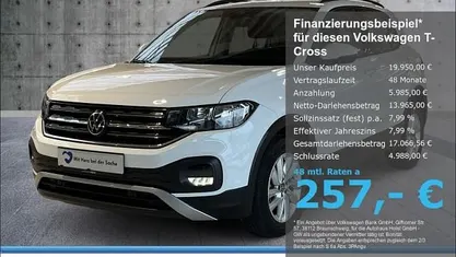 Gebraucht VW T-Cross Life 110 PS (80 kW) 2021 Weiß SUV