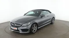 Grau Gebraucht 2017 Mercedes C200 AMG line Cabrio | 25.990 € (Fairer Preis)