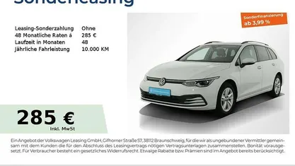 Weiß Gebraucht 2022 VW Golf VIII Life Kombi | 21.251 € (Fairer Preis)